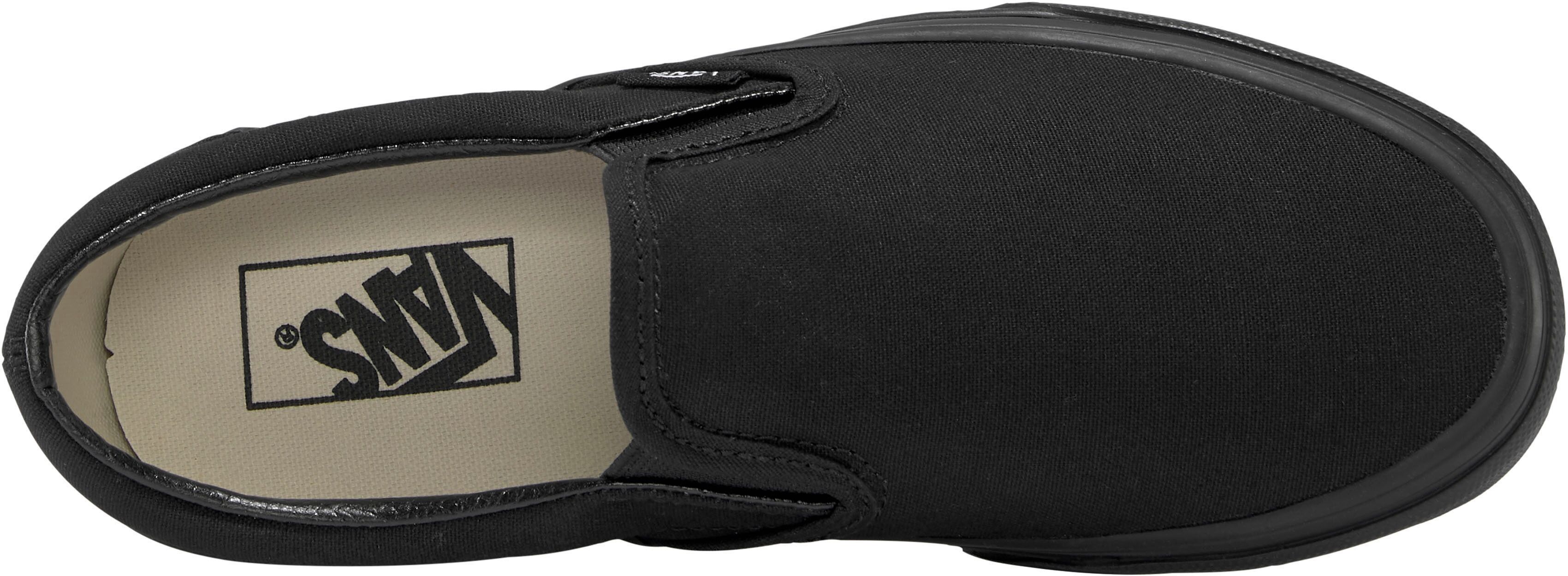 Slip-On Sneaker VANS "UA Classic Slip-On", Herren, Gr. 42, schwarz, Textil, unifarben, Schuhe Slip-On Sneaker, aus textilem Canvas-Material