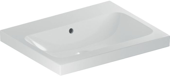 Geberit iCon light Waschtisch 501834003 60x48cm, ohne Hahnloch, mit Überlauf, weiß