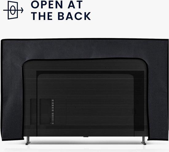 Unyqoos TV-beschermhoes 32 inch, donkerblauw, textiel