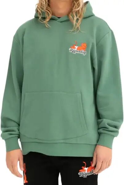 Hoodie RIPNDIP Devil Baby (M - Dark Sage)