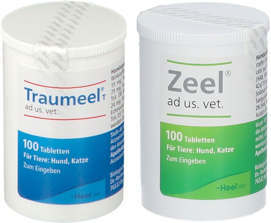 Traumeel VET Zeel AD US VET + Traumeel T 2x100 St Tabletten