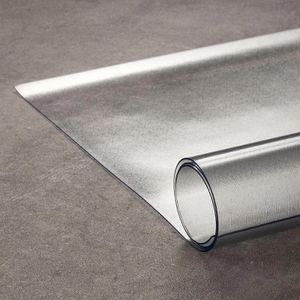 Böttcher-AG Bodenschutzmatte Neo, transparent, für Hartböden, Vinyl, rutschfest, 114 x 200cm