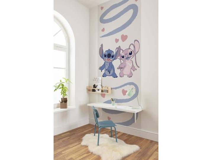 Komar Papier peint photo non tissé - Stitch Together Forever - Dimensions : 100 x 250 cm - Papier peint pour chambre d'enfant\, DX2-168