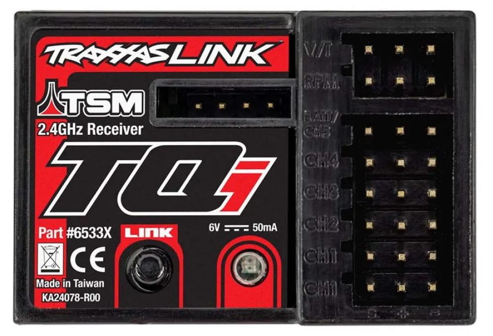 Traxxas TQi 2.4GHz TSM 5-kanaals ontvanger, transparant