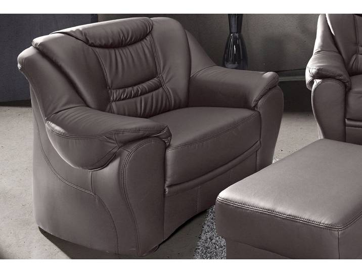 Sessel SIT & MORE Benson , grau (elefant), B:98cm H:94cm T:95cm, NaturLeder;Luxus-Microfaser ALTARA NUBUCK (100% Polyester);Luxus-Kunstleder, Sessel, Sessel