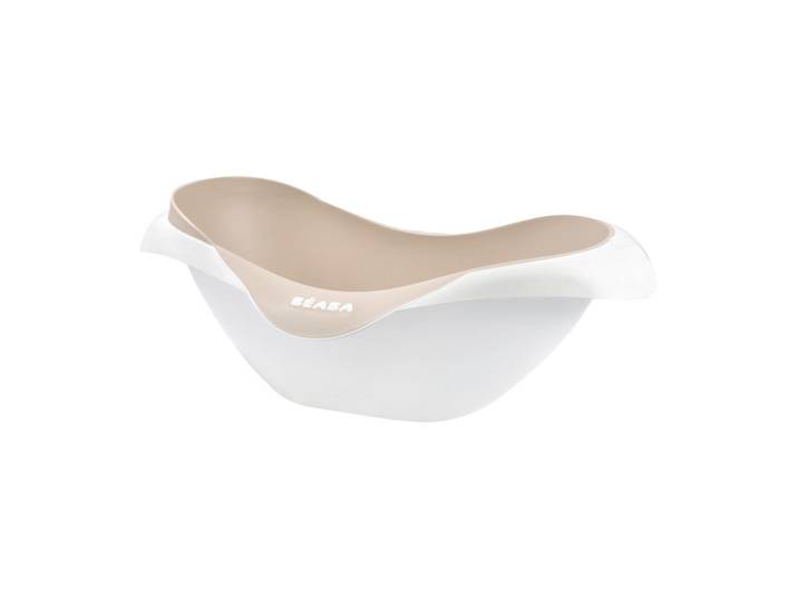 P & B Babybadewanne, Weiß, Beige, Kunststoff, 82x55x29 cm, nachwachsender Rohstoff, Pflegen, Baden, Babybadewannen