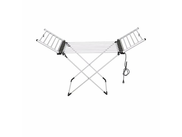 Ohmex OHM-DRY-2420 Elektrischer Wäscheständer – Wäscheständer/Wäscheleine – schwarz / weiss