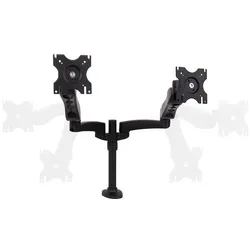 b-tech BT7384 (28 Zoll) Klemme (Tisch, 28", 9 kg), Monitor Halterung, Schwarz