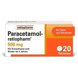 Paracetamol-ratiopharm® 500 mg Tabletten 20 St