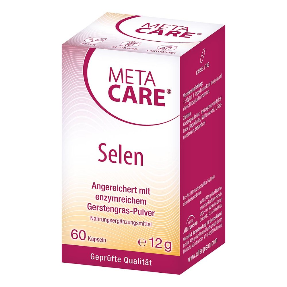 INSTITUT ALLERGOSAN Deutschland (privat) GmbH Meta Care Selen Kapseln 09612443