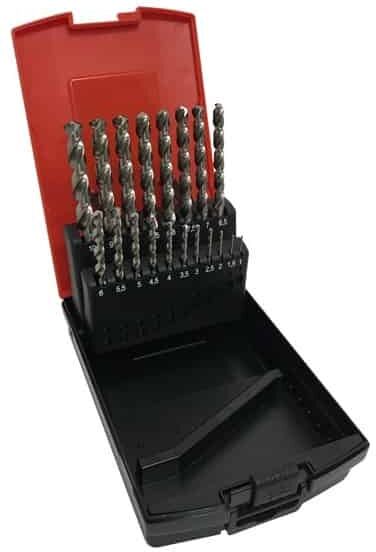 SCHILL Coffret 19 forets HSS-Co 5% pour inox 132EP19 - 00132EP19