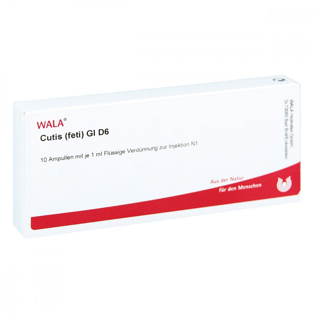 WALA Heilmittel GmbH Cutis Feti Gl D6 Ampullen 02831171