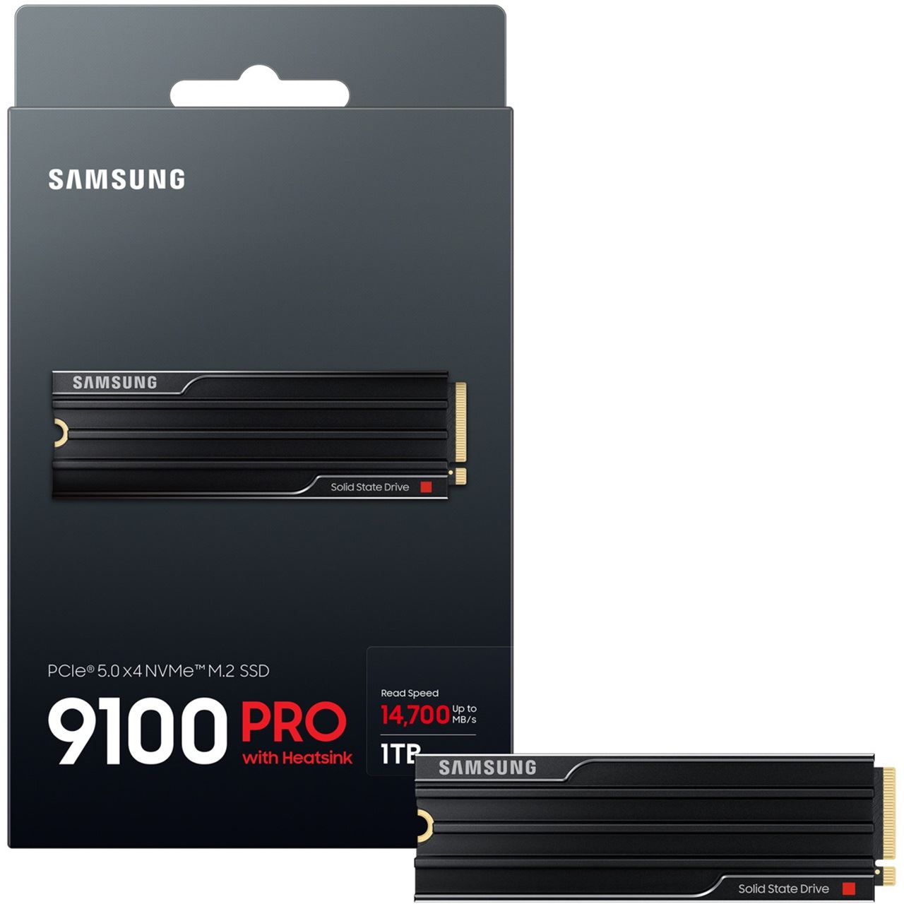 1TB Samsung mit Kühlkörper M.2 2280 PCIe 5.0 x4 3D-NAND TLC (MZ-VAP1T0CW)