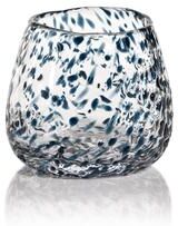 Zodax Elodie Glass Vase/Candle Holder w/ Glass Chips