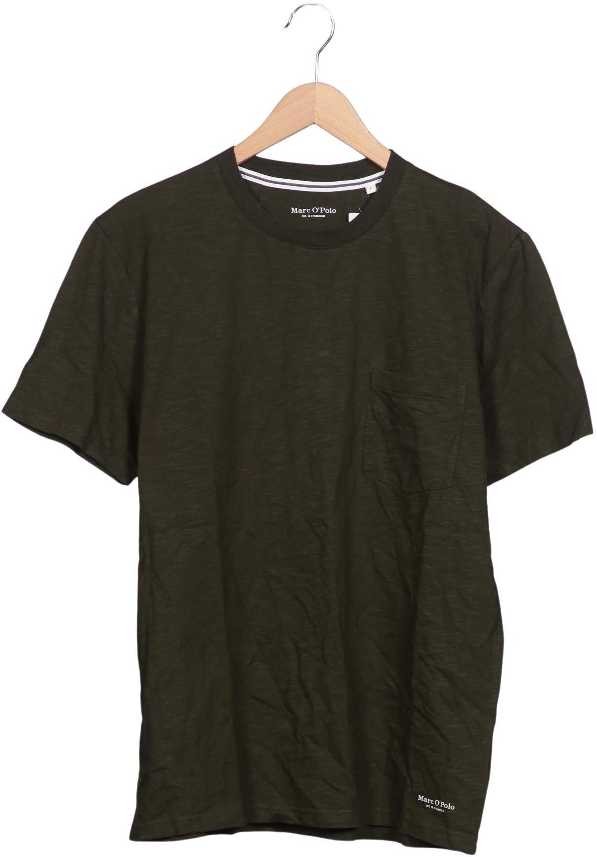Marc O' Polo T-Shirt, Grün, Gr. L, Baumwolle - Second Hand
