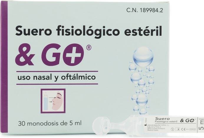 & GO Suero Fisiológico Estéril 30 X5 ml