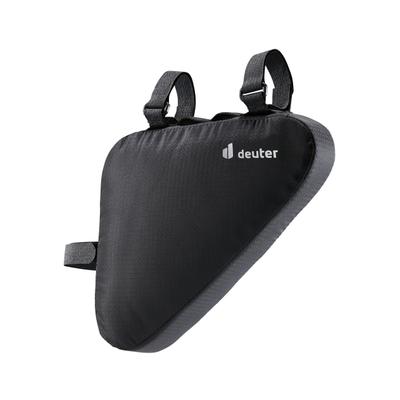 Rahmentasche DEUTER "TRIANGLE BAG 1.7 L", schwarz, Taschen, B/H/T: 5cm x 20cm x 22cm, Kunstfaser, unifarben, für Radsport, 1,7 Liter Volumen, mit Schulterriemen, unifarben, B:5cm H:20cm T:22cm