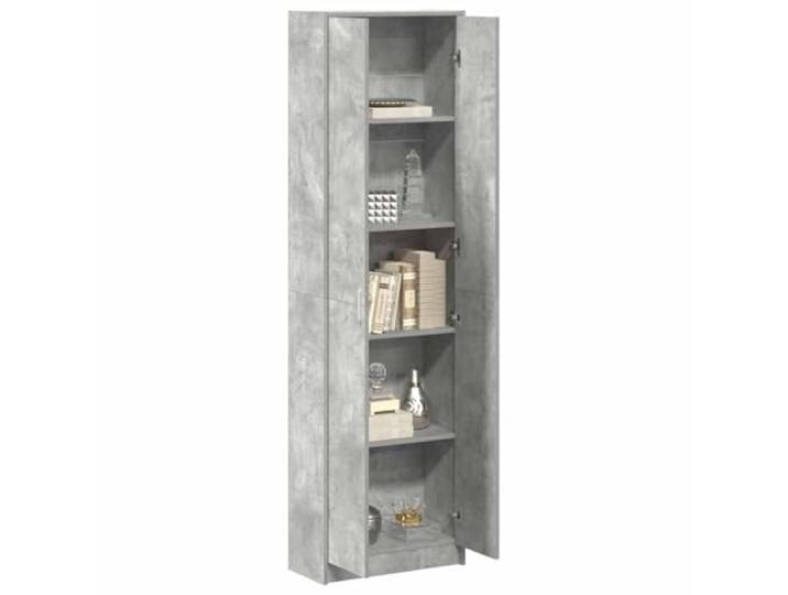 vidaXL Kleiderschrank Beton Grau 55 x 25 x 189 cm Holzwerkstoff Moderner und einfacher Look mit klaren Linien, Super, um deine Sachen ordentlich zu verstauen, Aus stabilem Material,