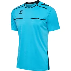 HUMMEL hmlREFEREE JERSEY S/S NEON BLUE 2XL