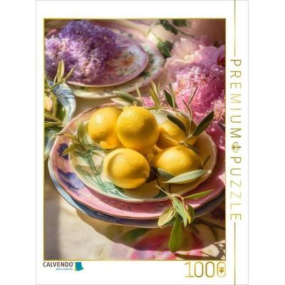 CALVENDO Puzzle Gelb wie das Lächeln des Südens | 1000 Teile Lege-Größe 64x48cm Foto-Puzzle für glückliche Stunden