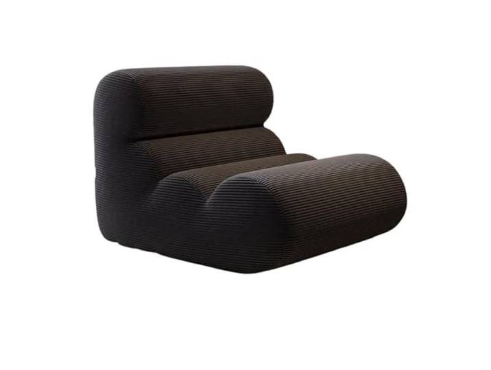 Xumh2024-3 Sitzsack Faules Sofa, Stuhl, Balkon, liegend, Schlafzimmer, einzelnes kleines, Tatami, liegen und schlafen(Schwarz)