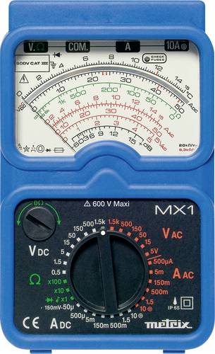 Metrix MX 1 Hand-Multimeter analog CAT III 600V