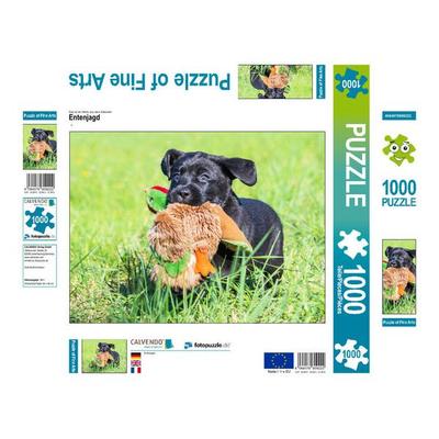 CALVENDO Puzzle Entenjagd | 1000 Teile Lege-Größe 64x48cm Foto-Puzzle für glückliche Stunden