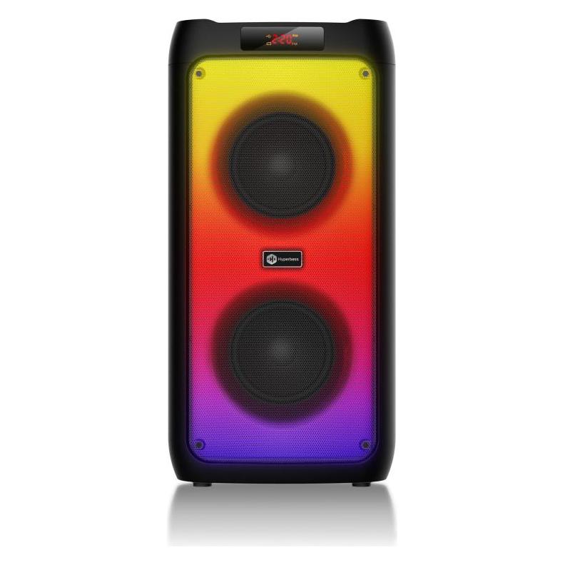Connect IT Hyperbass BEAT+ bluetooth party reproduktor,2x30W,BT,USB,MicroSD,mikrofon,DO,ČERNÝ (10 h) (HSP-3050-BK)