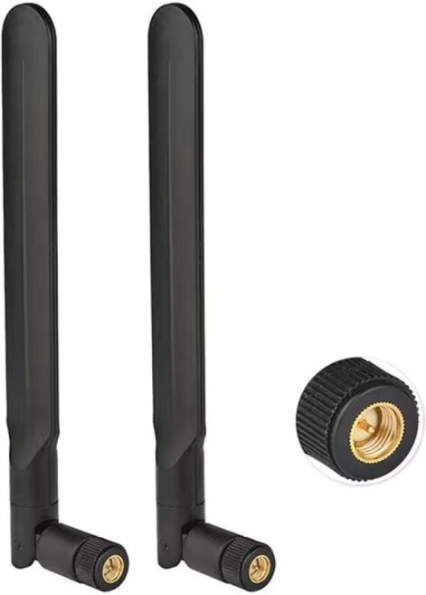 Antenne secteur WiFi (2,4 GHz, 5 dB) double bande omnidirectionnelle à gain élevé, antenne à bande complète sténopeïque