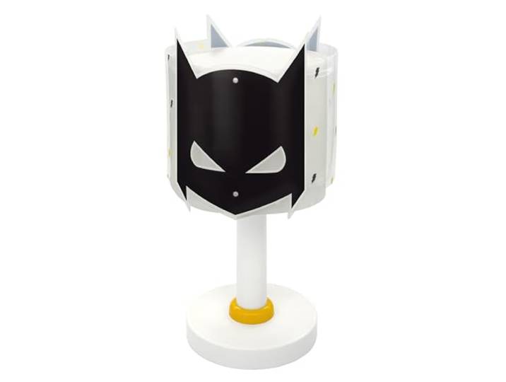 Dalber Kinder Tischlampe Nachttischlampe Nachtlicht Dark Hero Superheld, 61801N, G4-4W LED - Glühbirne enthalten, Schwarz