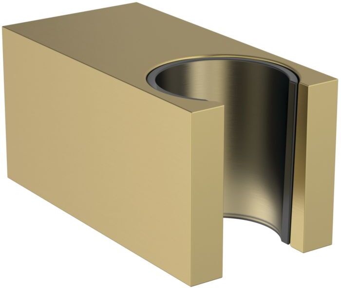 Ideal Standard Atelier Brausehalter BC770A2 eckig, aus Metall, fix, Brushed Gold