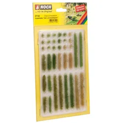 NOCH 07125 - Grasstreifen hell- und dunkelgrün, 6 mm, 36 Stück