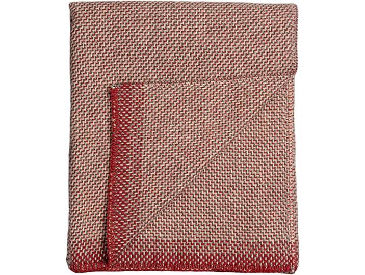Roros Tweed Designer 100% Noorse wol gooien in vele patronen (Una in lichtrood)