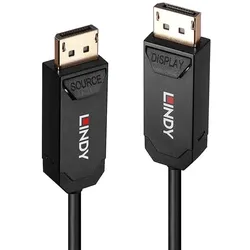 Lindy 10m Fibre Optic Hybrid DisplayPort 2.0 UHBR10 Kabel