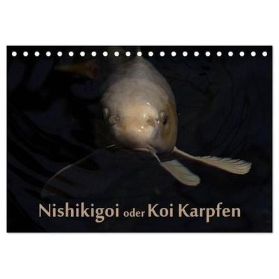 Nishikigoi oder Koi Karpfen (Tischkalender 2027 DIN A5 quer), CALVENDO Monatskalender
