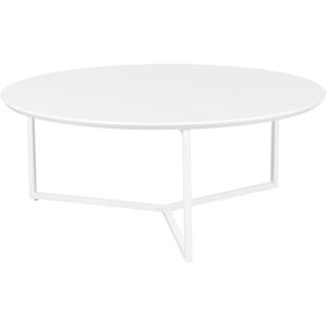 Wohnling Couchtisch WL5.240, aus Holz / Metall, weiß, rund, (Ø) 80 cm