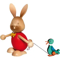 Kuhnert, Osterdeko, Stupsi Hase Osterdekoration aus Holz - Sammlerstücke - Made in Germany (1x)
