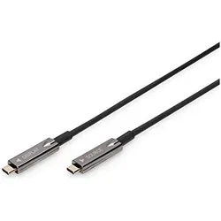 Digitus 4K USB Typ - C AOC AV-Anschlusskabel (15 m, USB 3.2 Gen 1, USB 3.2 Gen 2), USB Kabel