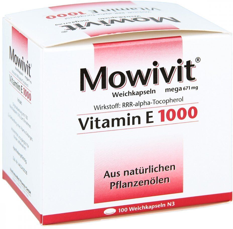 Mowivit Vitamin E 1000 Kapseln 100stk