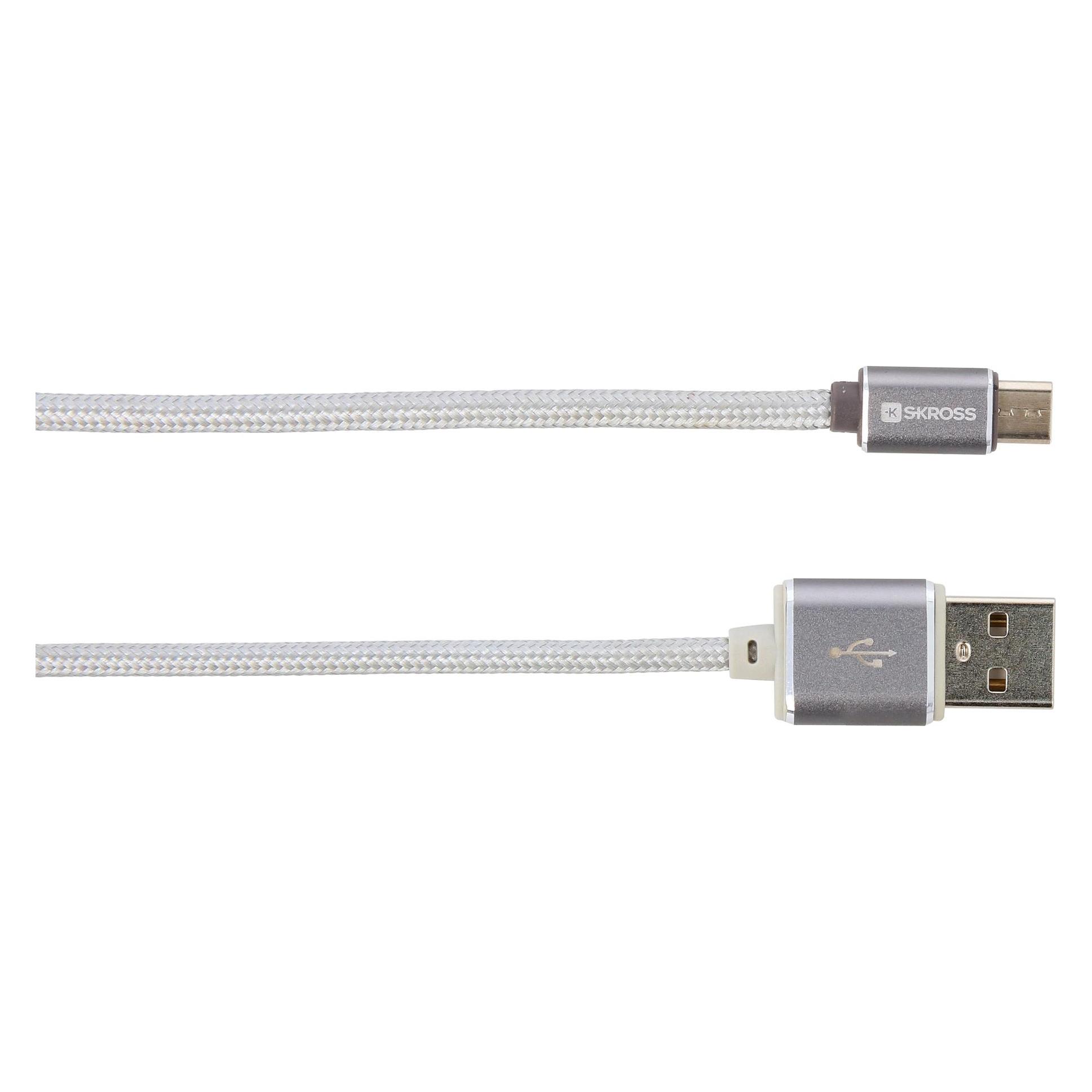 Skross USB A - Micro-B (1 m, USB 2.0) (2.700240)