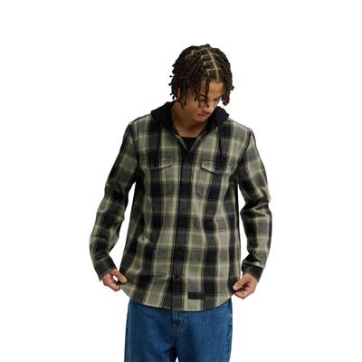 Langarmhemd DC SHOES "Ruckus", Herren, Gr. XL, schwarz, Obermaterial: 100% Baumwolle., Hemden