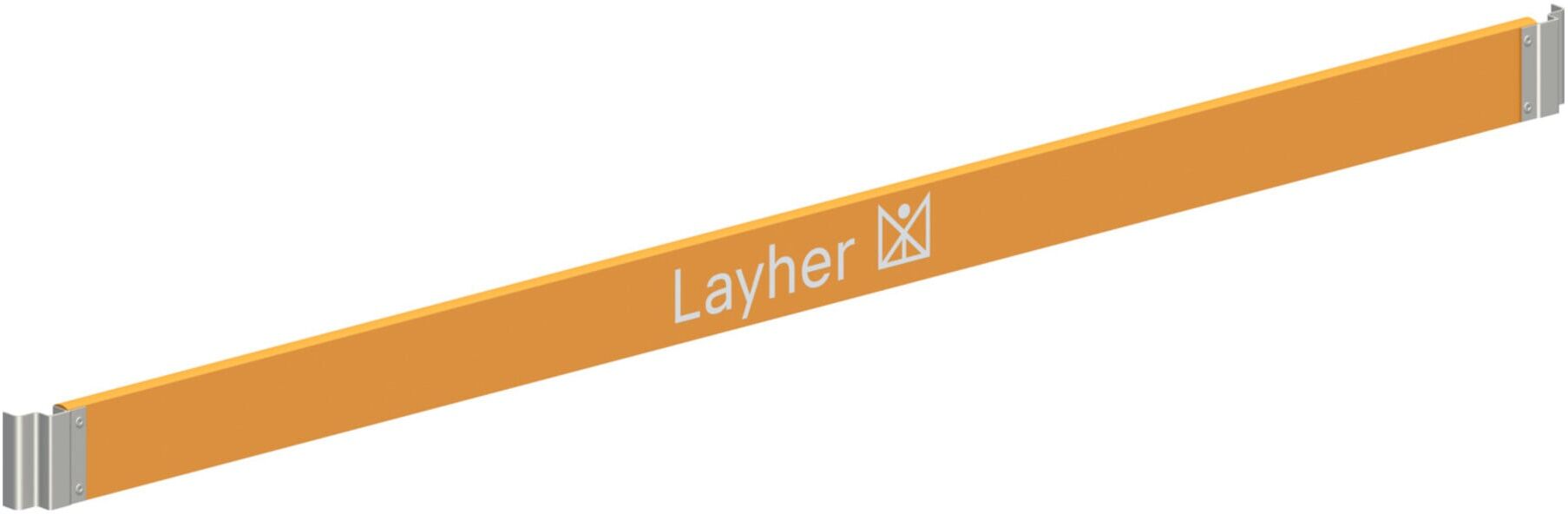 Layher Längs-Bordbrett 2,85 m orange Holz (1439285)