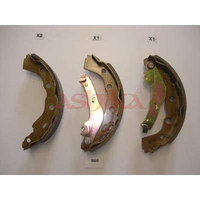 ASHIKA Bremsbackensatz 5505500 Hinterachse für MITSUBISHI
