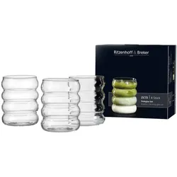 Ritzenhoff & Breker Trinkgläser Zen 300ml 4er Set - transparent
