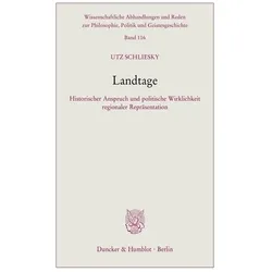 Landtage, Fachbücher von Utz Schliesky