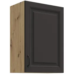 Hängeschrank 50 cm Stilo Grau + Eiche Artisan Küchenzeile Küchenblock Küche
