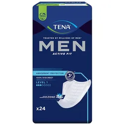 TENA Men Active Fit Level 1 Inkontinenzeinlagen 6X24 St