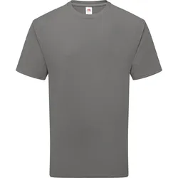 Pure Cotton T | T-Shirt Herren & Damen | 100 % Bio-Baumwolle, Rundhals, klassischer Schnitt, Tear-Away Label | Nachhaltiges Basic Shirt, graphit, XL