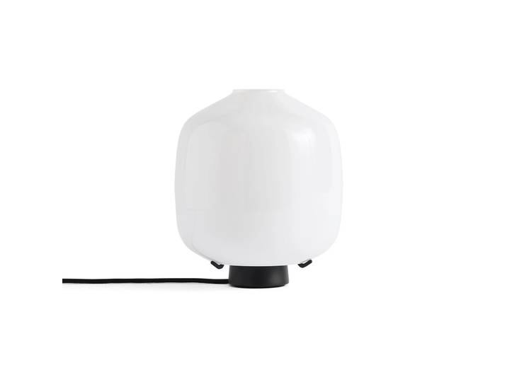 HAY Lampe à poser Buoy Ø20 cm Opal glass-soft black