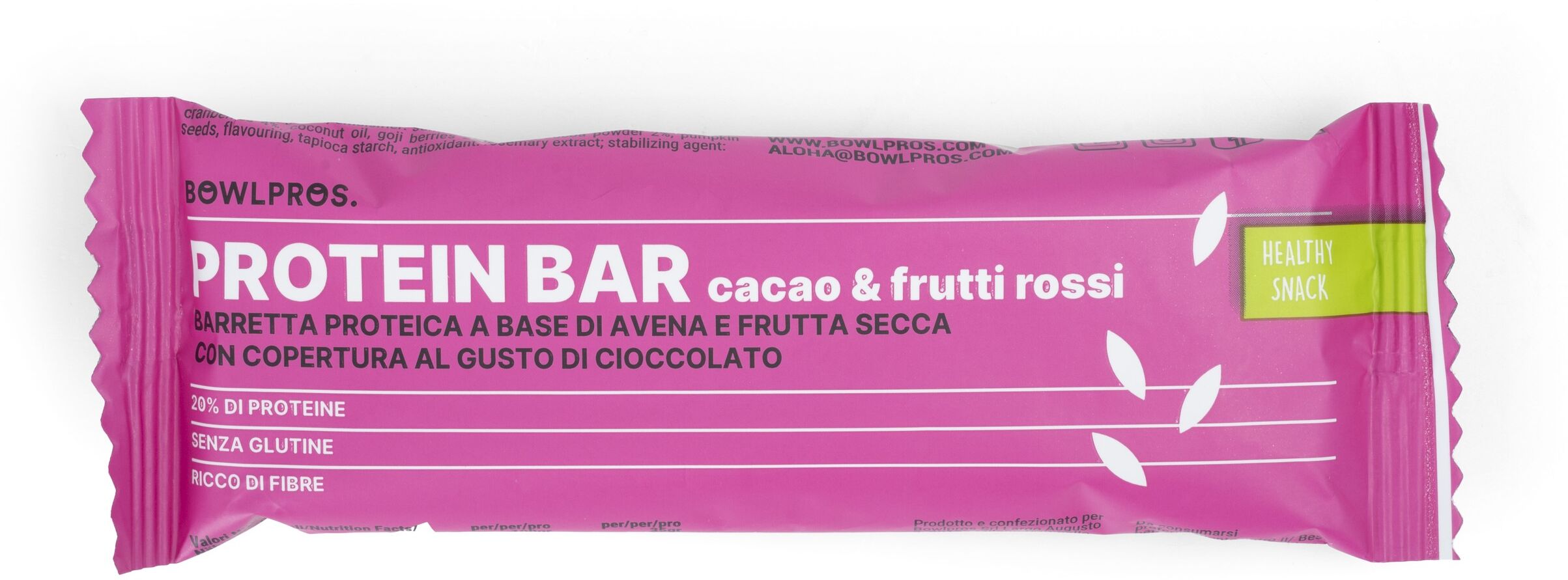 Bowlpros Protein Bar Cacao&Frutti Ro35G
